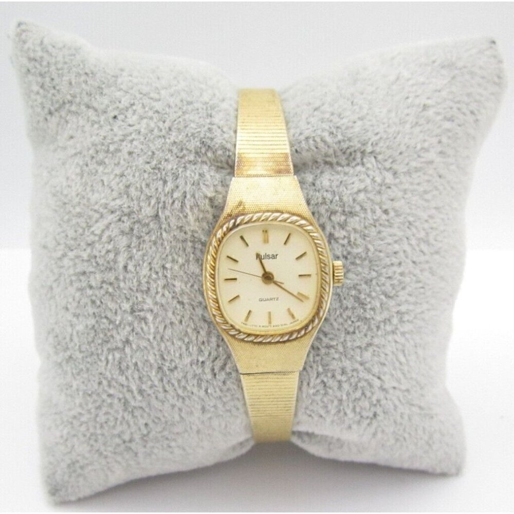 Women Pulsar‎ Quartz WR Analog 19mm Dial Causal Round Watch (G529)